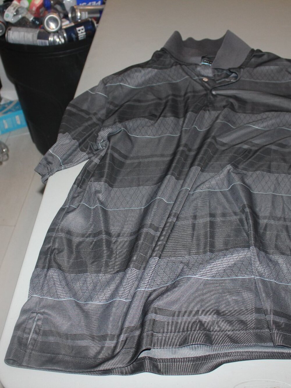 Grey & Black  PGA Tour Top Size 2XL